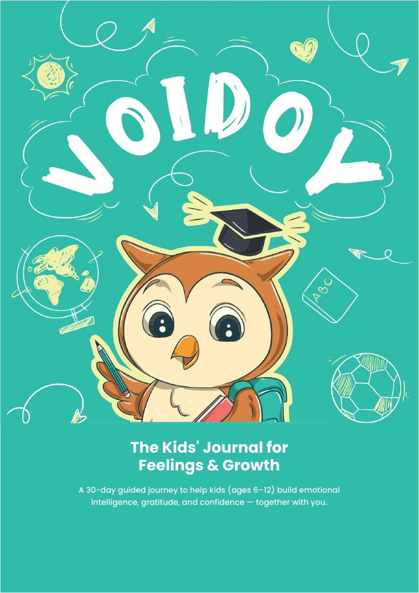 The Voidoy journal cover: The Kids' Journal for Feelings & Growth